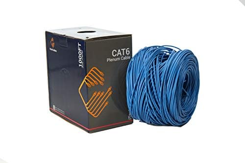 ITECHABLES, CAT6 מליאה כבל Ethernet בתפזורת 1000ft | מבחן פלוק עבר | 23AWG 4 פייר סולידי, 550 מגה הרץ